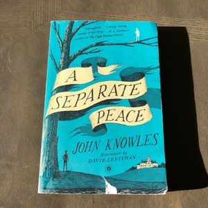 Paperback copy of a separate piece by john knowles
